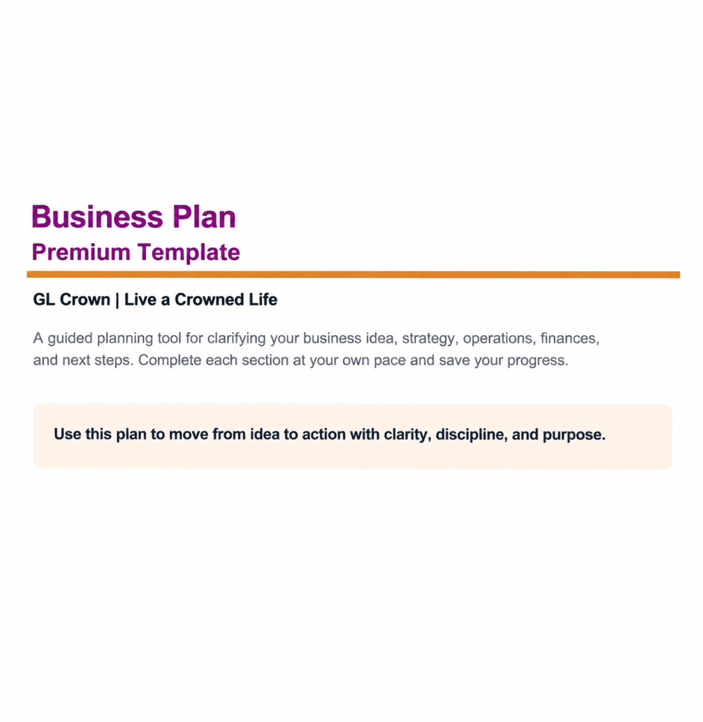 Cover_GL Crown Business Plan Premium Template