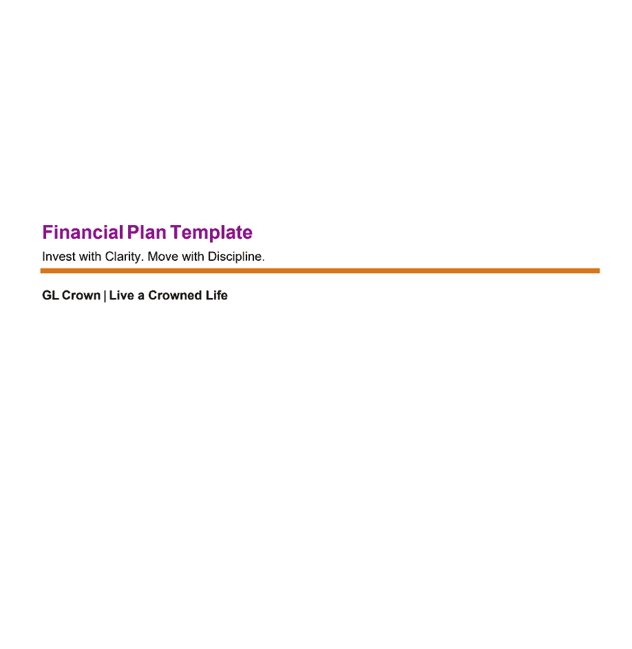 Cover_GL Crown Financial Plan Premium Template